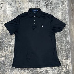 Men’s POLO by Ralph Lauren, short sleeve, classic fit size medium black